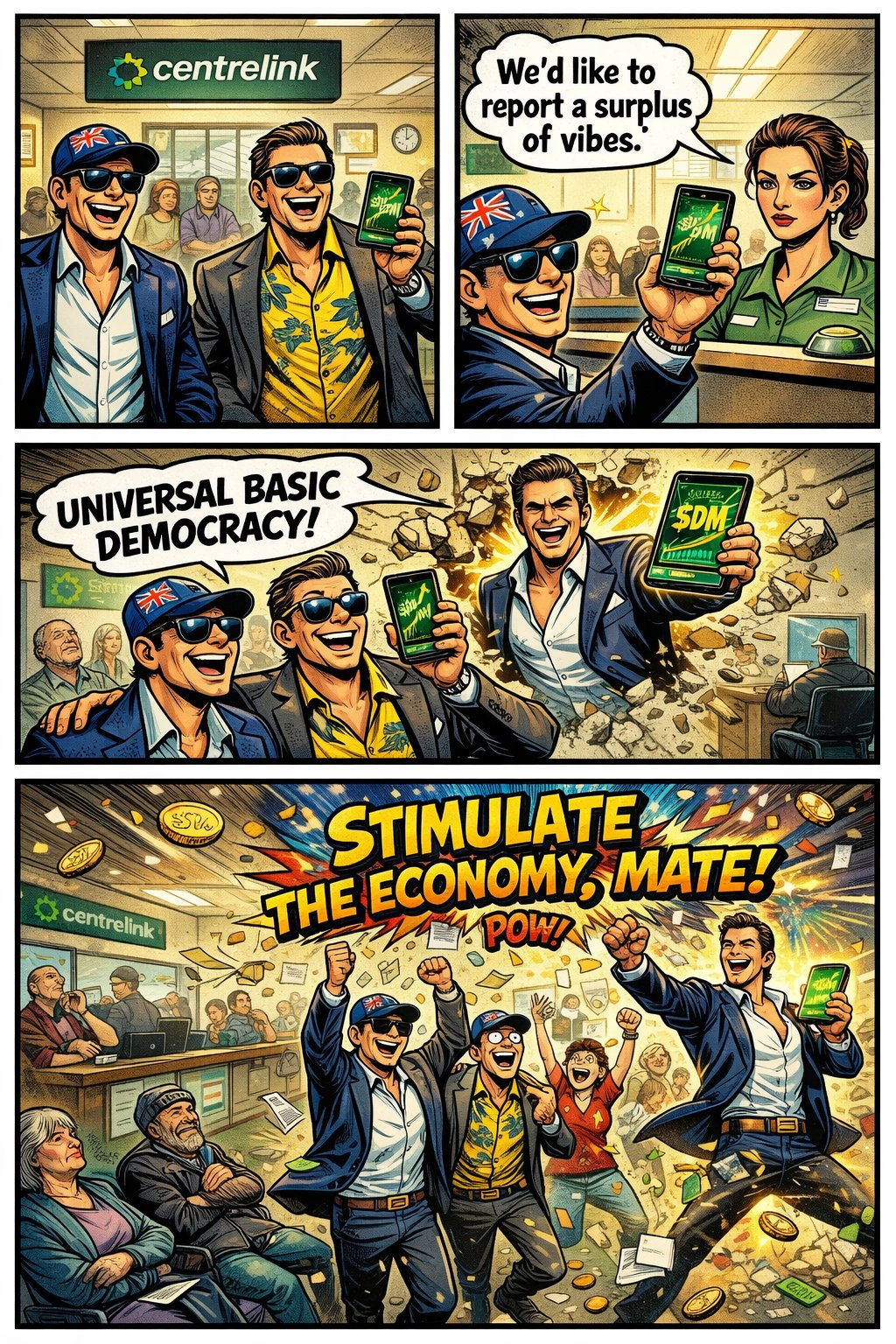 Universal Basic Democracy Comic